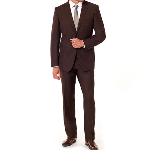 Veste de best sale costume marron homme